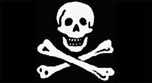 The pirate logo has changed very little over the last 400 years